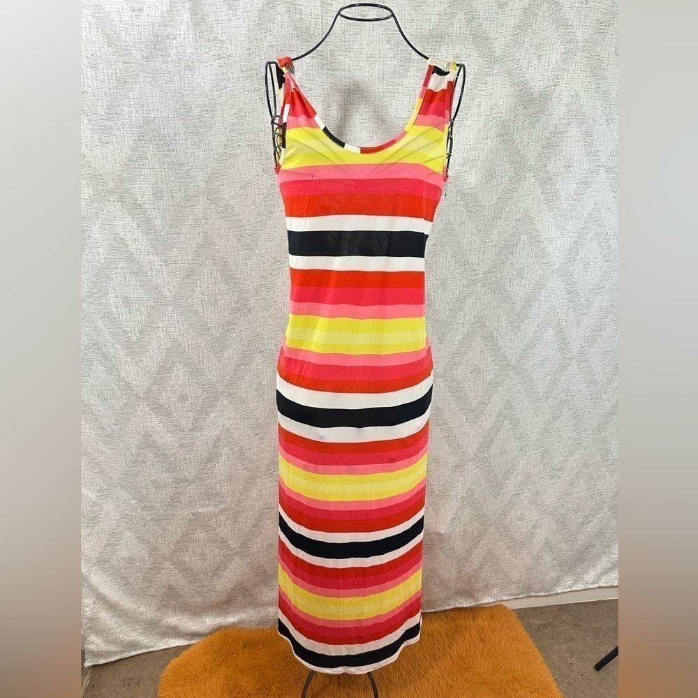 rinascimento striped maxi dress size S